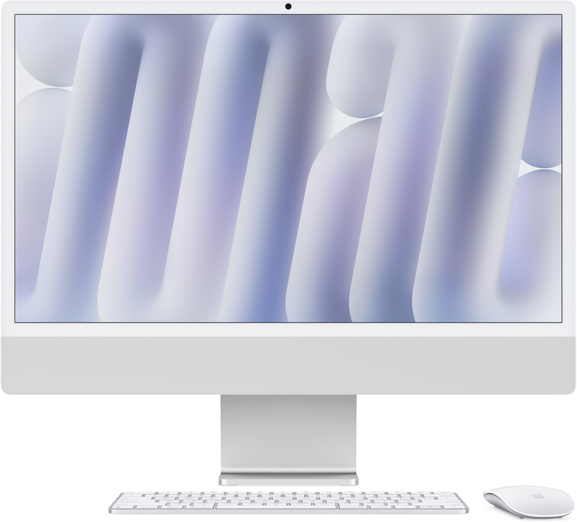 Apple iMac M4 8cœurs 16/256 Go, argent