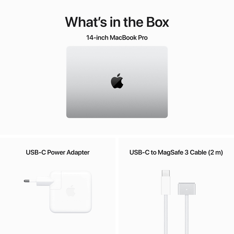 MacBook Pro 14 Apple M3 8 GB/1 TB plata