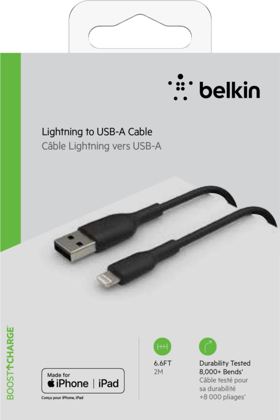 Belkin USB-A - Lightning kábel 2 m