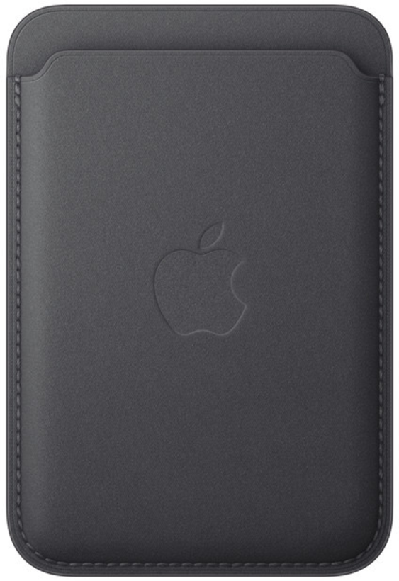 Porte-cartes tissage fin Apple iPh, noir