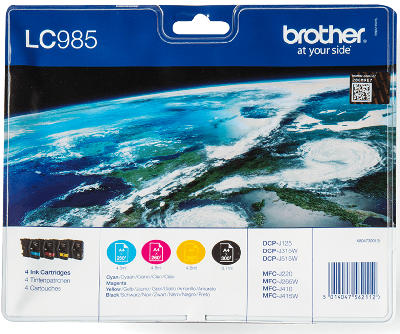 Brother Tusz LC-985, błękitny