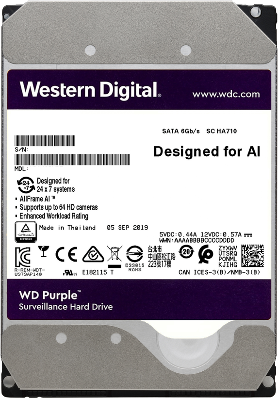 Buy WD Purple Pro HDD 8TB (WD8001PURP)