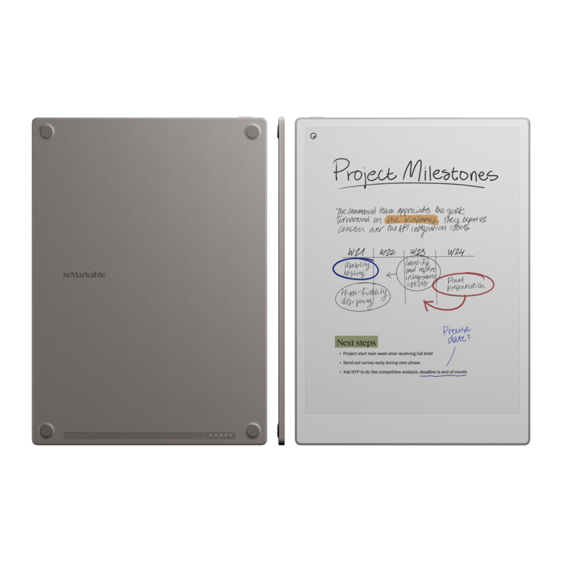reMarkable PaperPro Marker+ Folio Leder