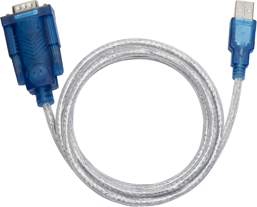 Adaptador DB9 m. (RS232) - USB-A m. 1,7m