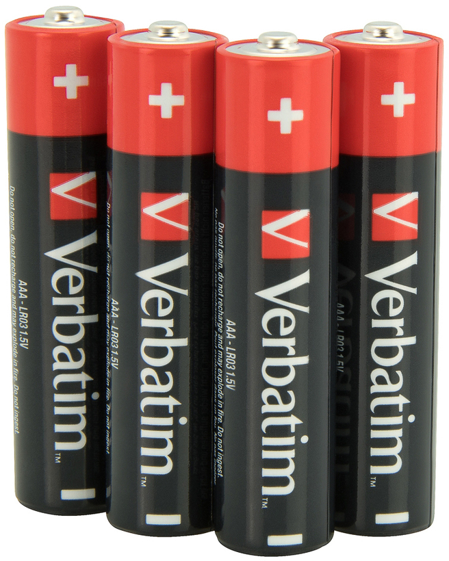 Verbatim LR03 Alkaline Battery 4-pack