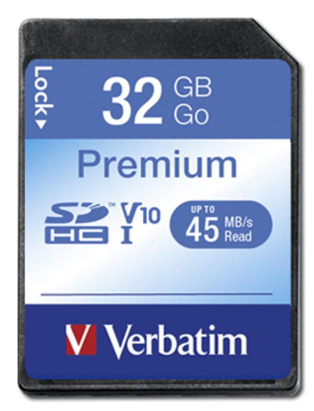 Scheda SDHC 32 GB Verbatim Premium