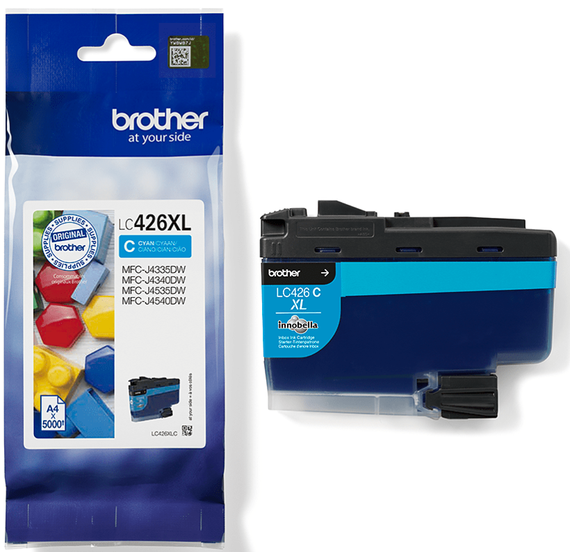 Brother Tusz LC426XLC, błęk.