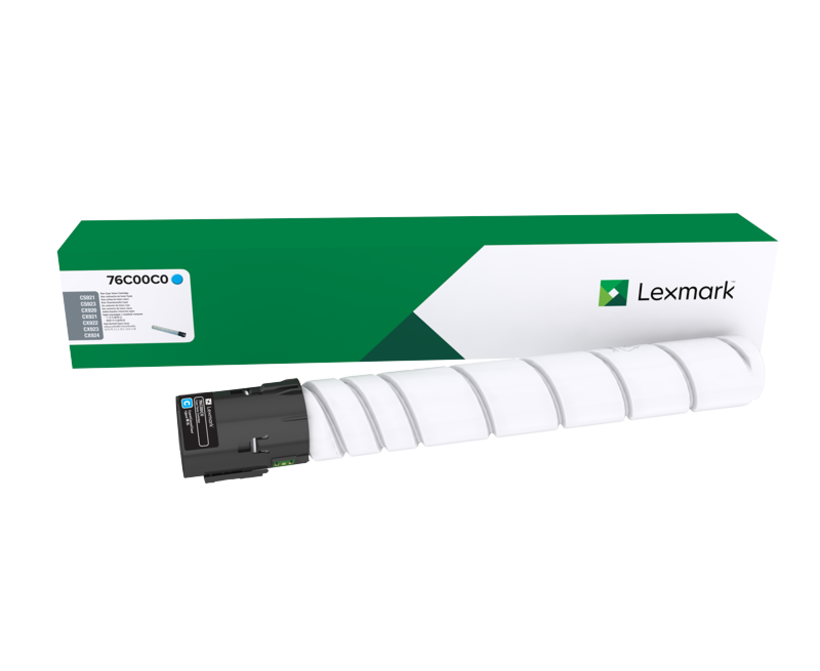 Lexmark 76C00C0 toner, cián
