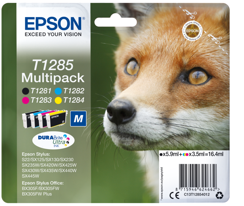 Inkoust Epson T1285 M multibalení