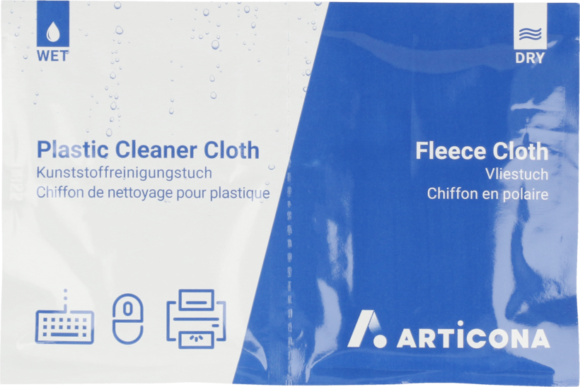 Chiffon ARTICONA nettoyage plastique x10