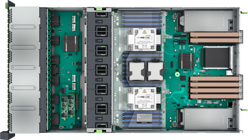 Fujitsu PRIMERGY RX2540 M7 16x6,4 szerv.