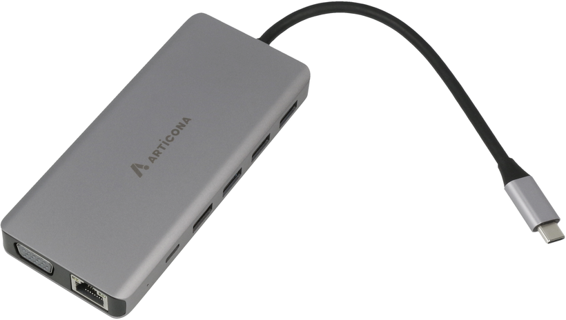 Adattatore C-DP/HDMI/VGA/RJ45/USB