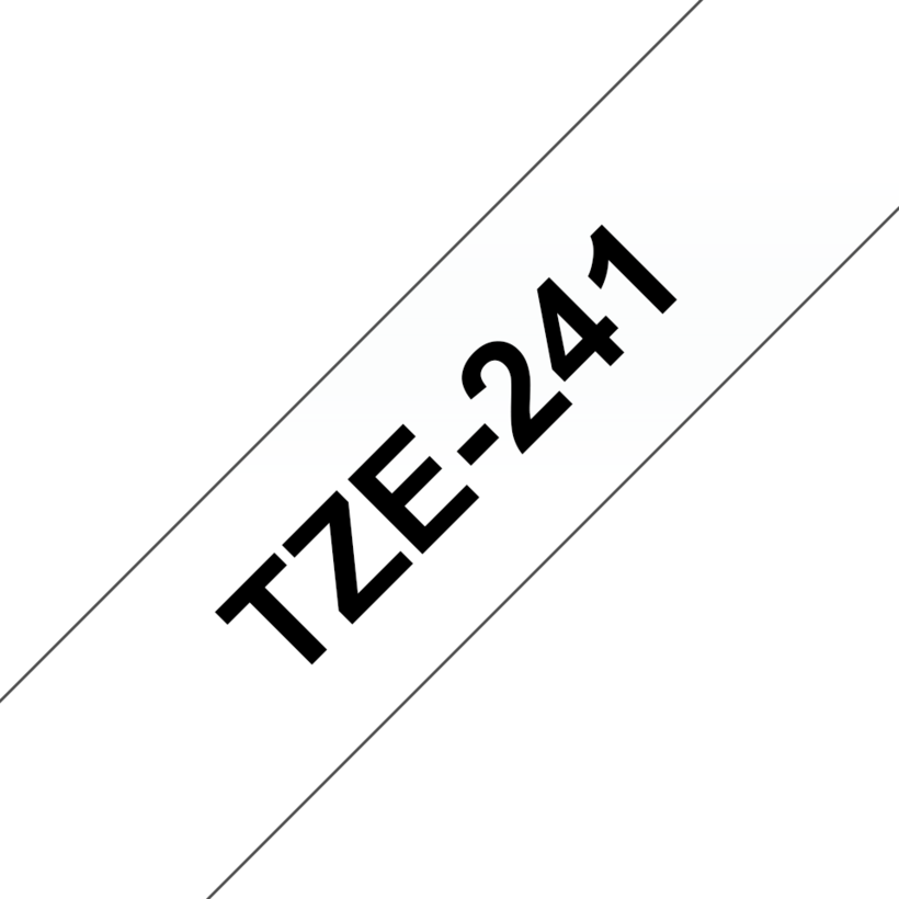 Brother TZe-241 18mmx8m Schriftband weiß