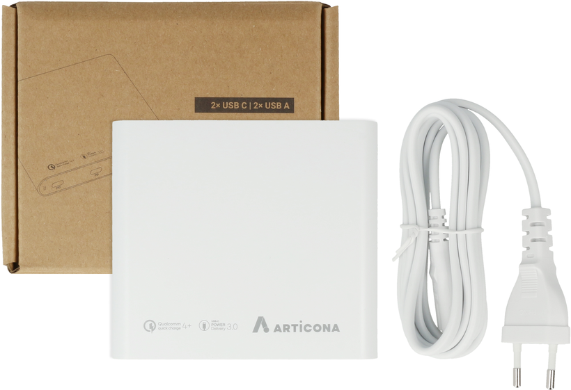 ARTICONA USB 2xC/2xA Charger