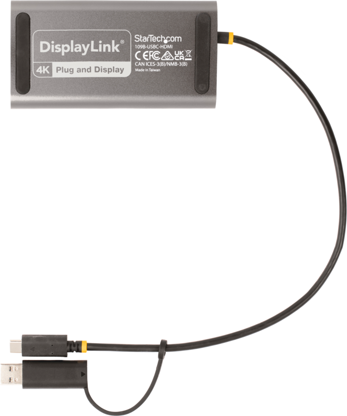 Adaptador USB tipo A/C m. - 2x HDMI h.