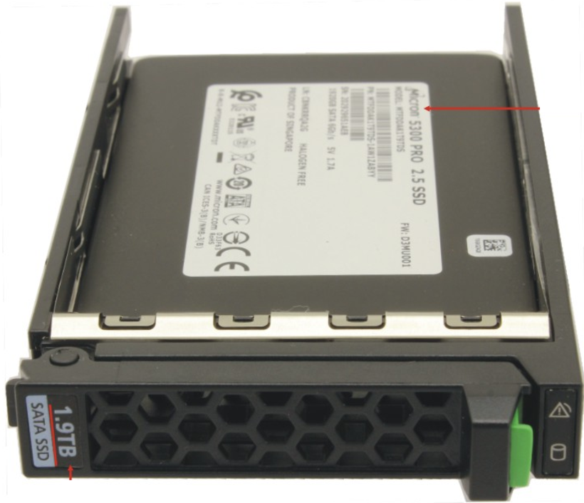 Fsas SSD SATA 6G 1.92TB Read-Int.2.5'