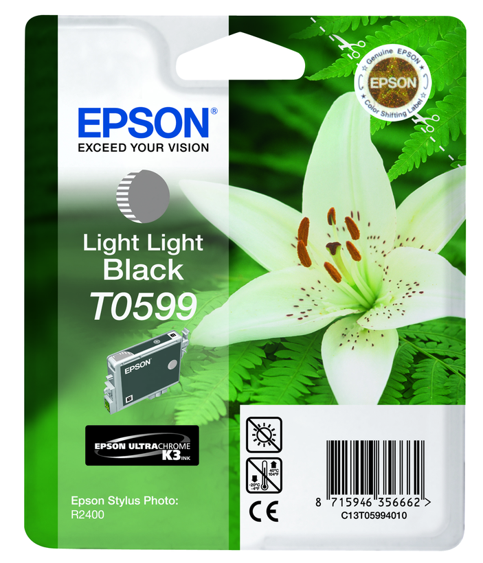 Tinteiro Epson T0599 cinzento-claro