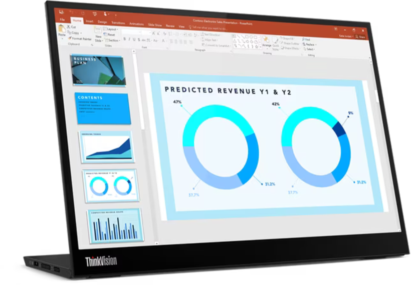 Lenovo ThinkVision M14d Monitor tragbar