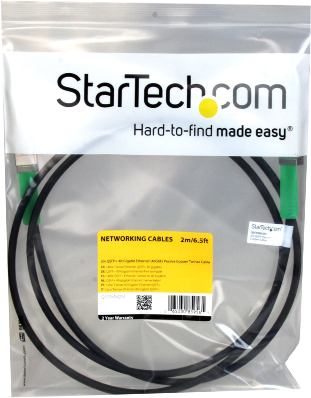 Kabel QSFP+ wtyczka - QSFP+ wtyczka 2 m