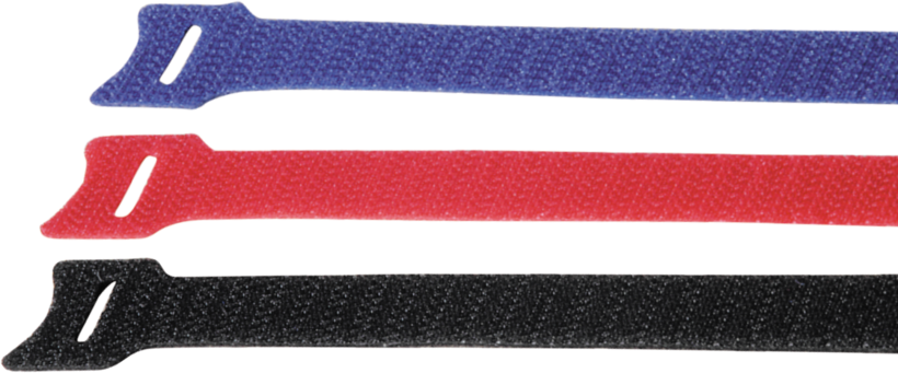 Hook-and-Loop Cable Ties 145mm Col. 12x