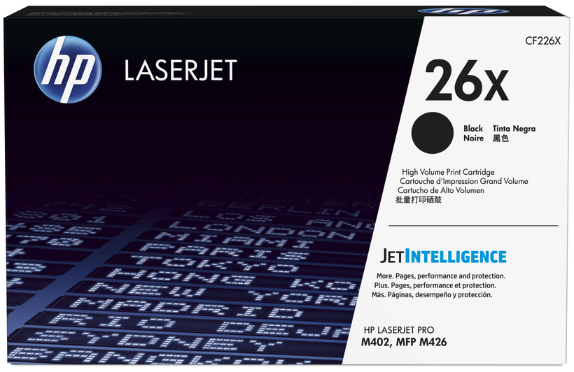Toner HP 26X, noir