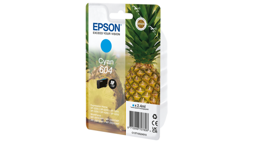 Epson Singlep. 604 Ananas-Tinte cyan
