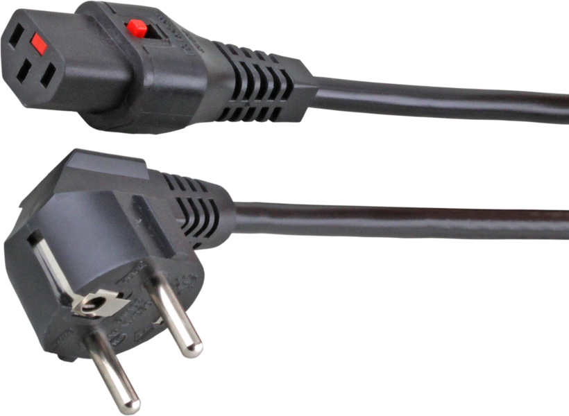 Power Cable Local/m - C13 Lock 3m Black