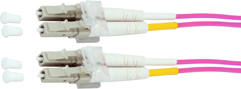 Câble patch FO duplex LC-LC, 7,5 m, 50µ