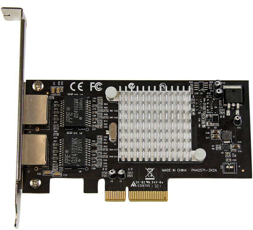 Placa de rede StarTech 2 portas GbE PCIe