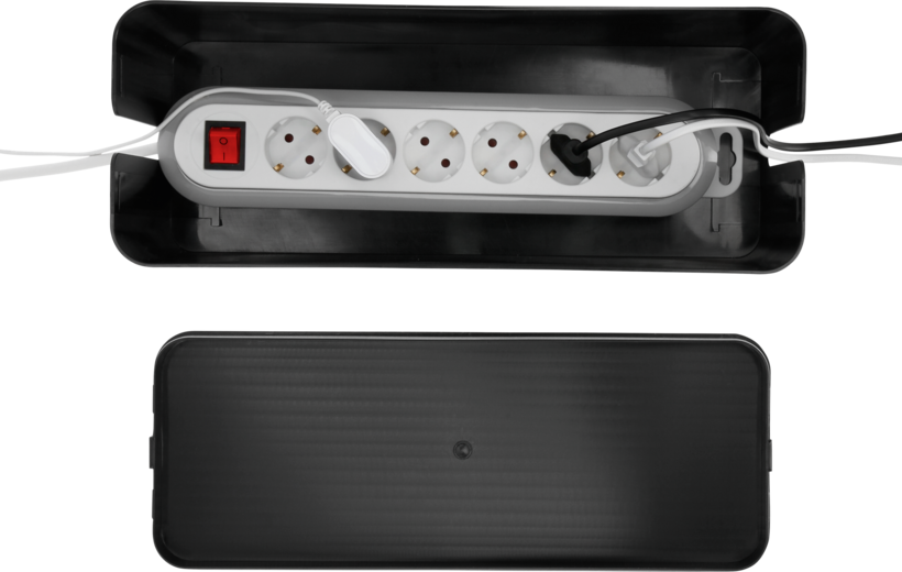 Maxi boîte câble 156 x 400 x 135 mm noir