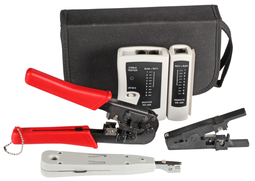 Network Tool Kit w/ 4 Tools