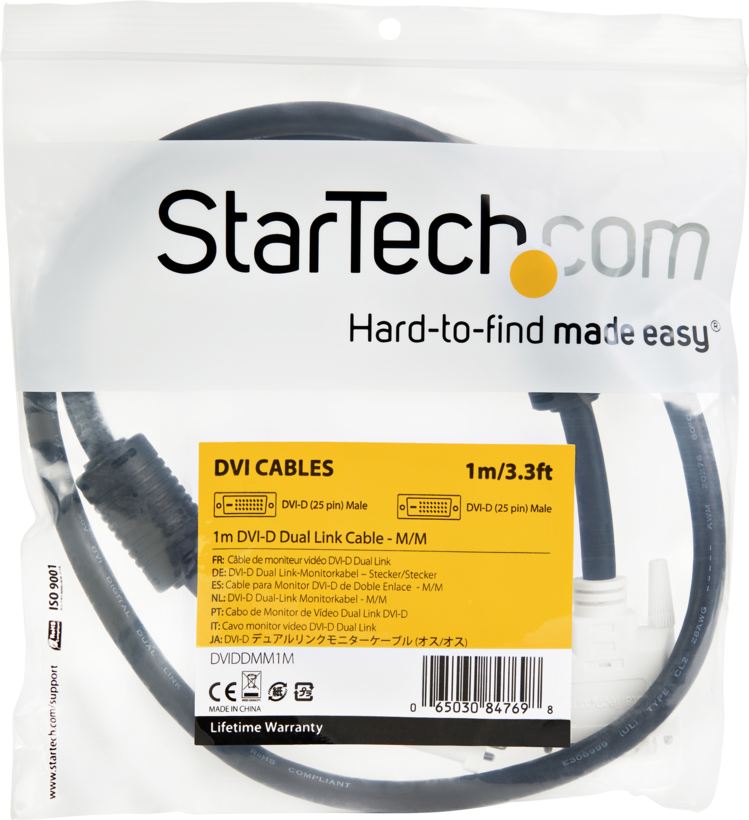 Câble StarTech DVI-D DualLink, 1 m