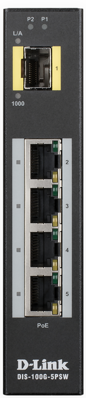 Switch indus. PoE D-Link DIS-100G-5PSW