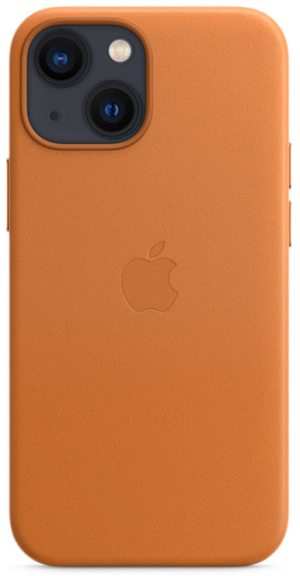 Étui cuir Apple iPhone 13 mini, marron