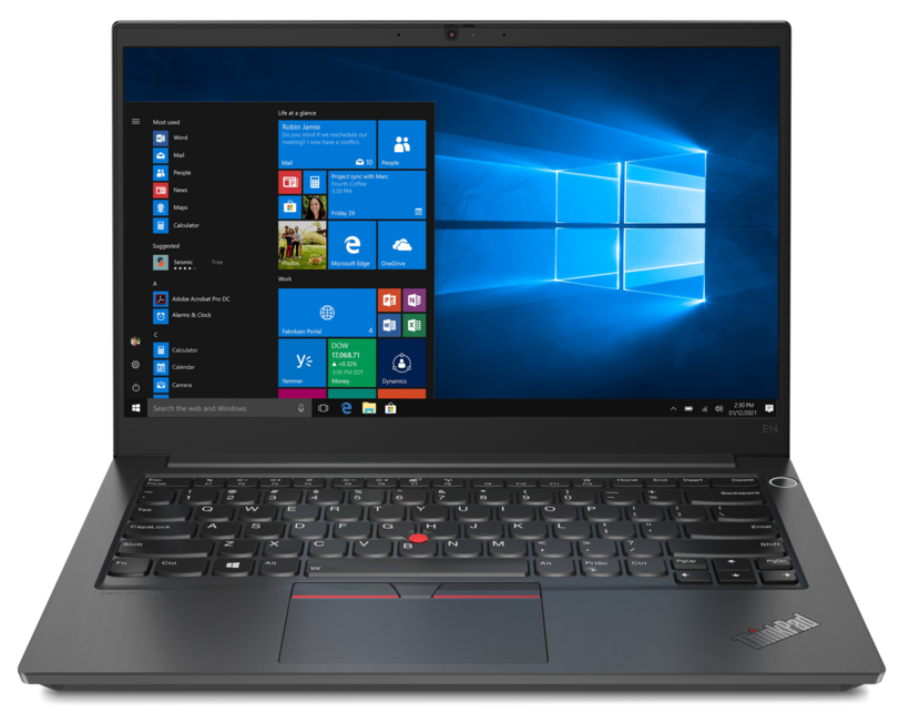 Lenovo ThinkPad E14 G3 R5 8/256GB Top