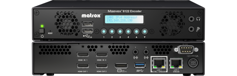 Koder Matrox Maevex 6122 Dual 4K
