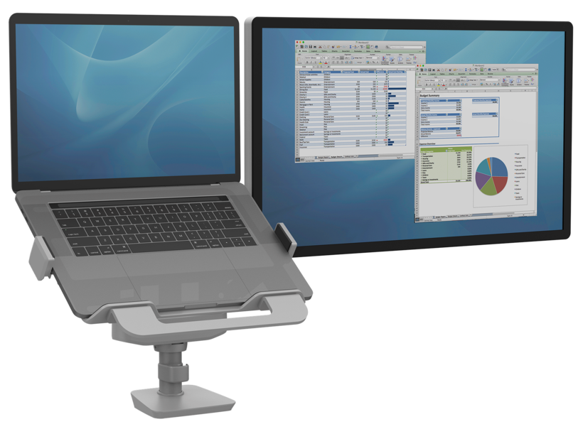 Porta laptop Fellowes Tallo argento
