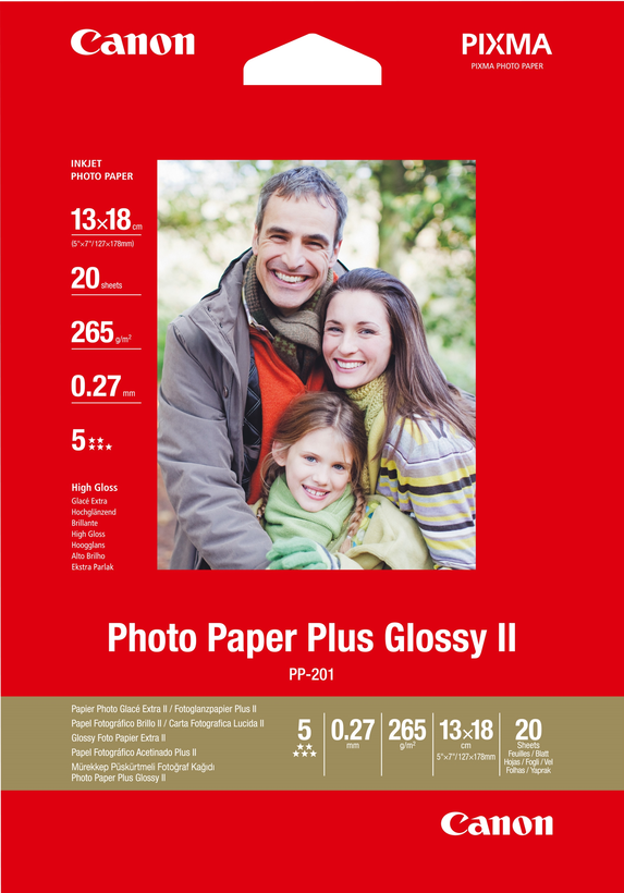 Canon PP-201 130x180mm PhotoPaper Glossy