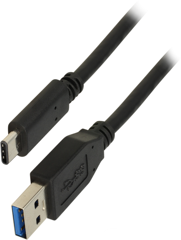 Câble USB Delock type C - A, 1 m