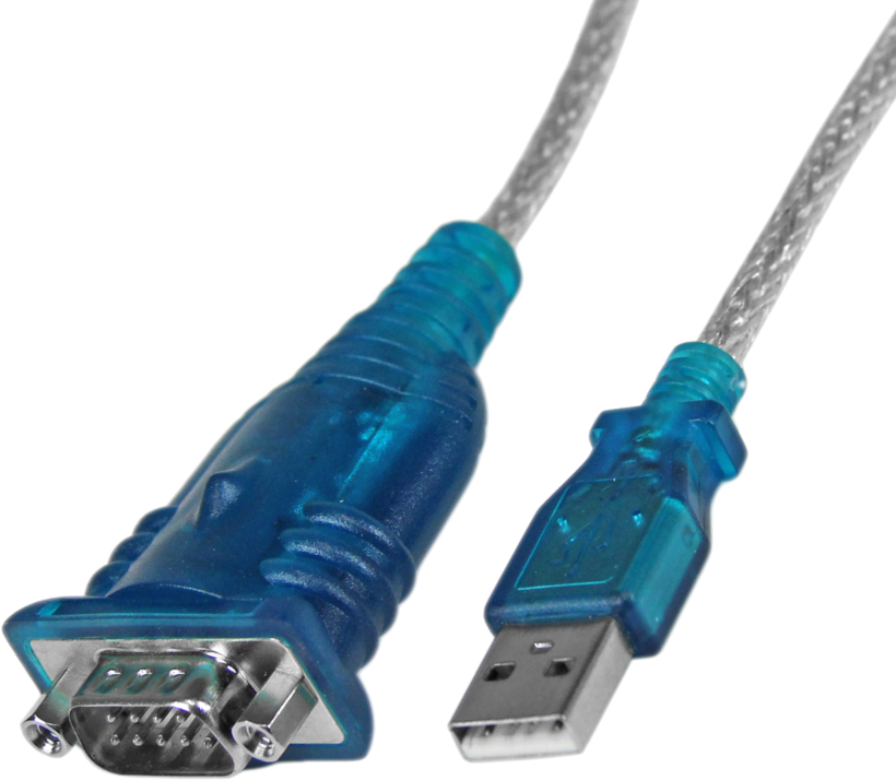 Adapter DB9St (RS232)-USB Typ A St 0,4 m