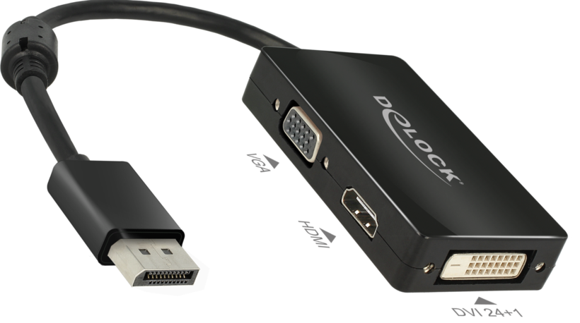 Delock DP - HDMI/DVI-D/VGA Adapter