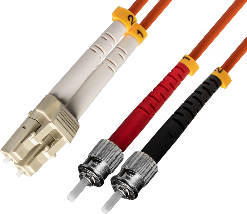 Kabel krosowy FO duplex LC-ST 2m 50/125µ