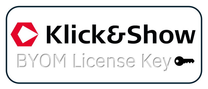 Licence Kindermann Klick&Show BYOM