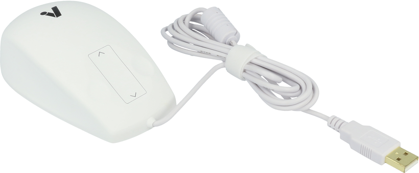 ARTICONA Mysz optyczna USB, biała