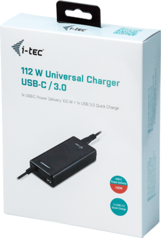 Fonte alim. i-tec Universal 112 W USB-C