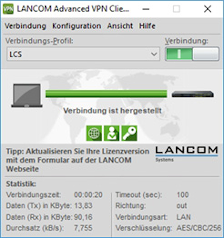 LANCOM Advanced VPN Client Windows