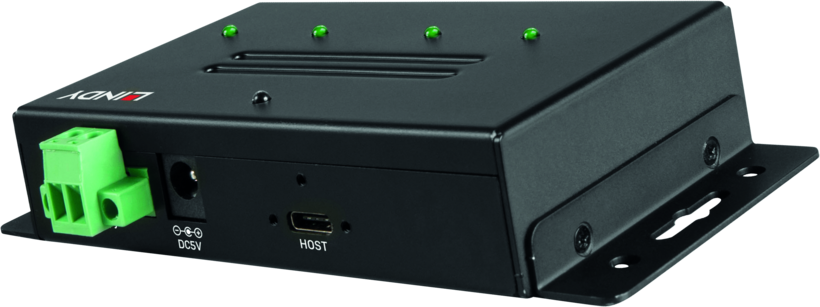 LINDY USB Hub 3.1 4-port Type-C Metal