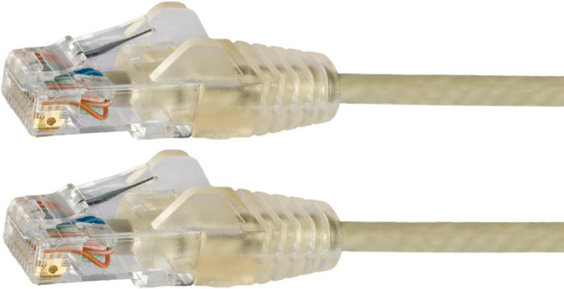 Cabo patch RJ45 U/UTP Cat6 2 m cinzento