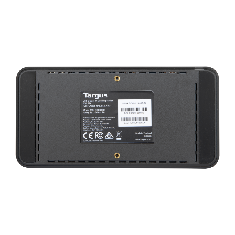 Docking Targus DOCK310 Universal USB-C