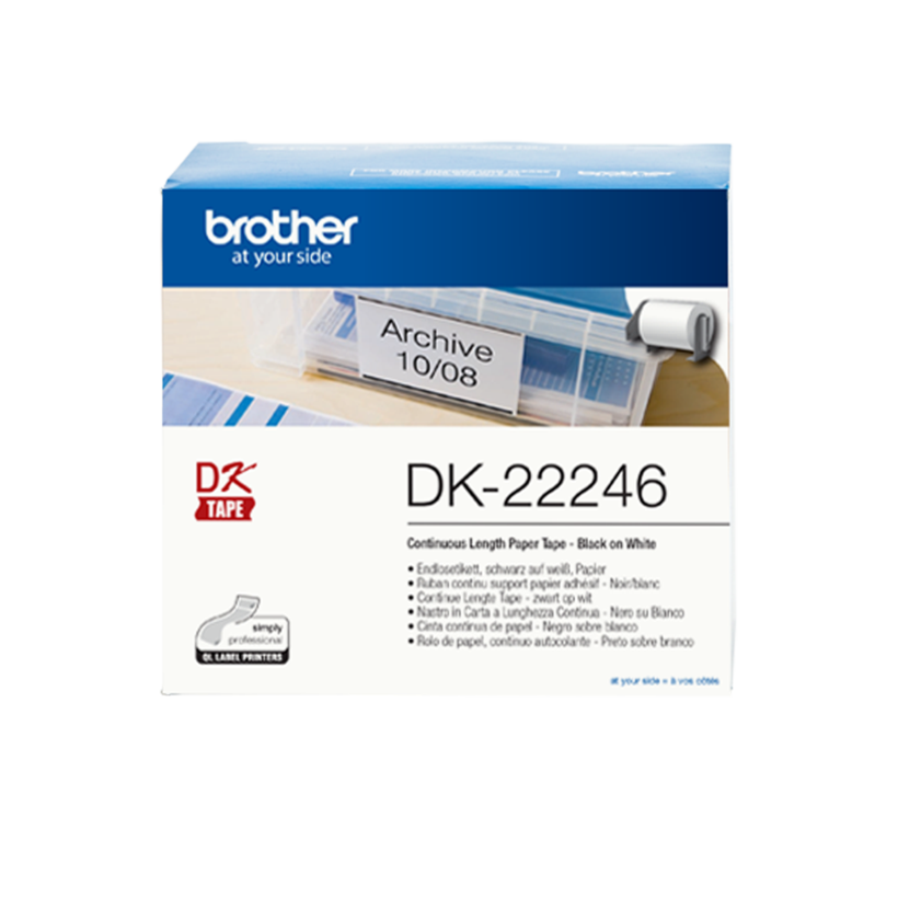 Brother 103mmx31m Cont Label Roll White